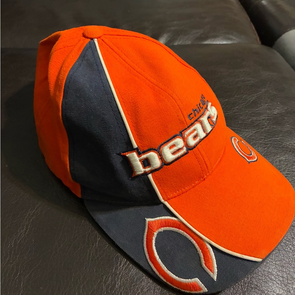 Authentic NFL Chicago Bears Embroidered Cap in Orange and Navy